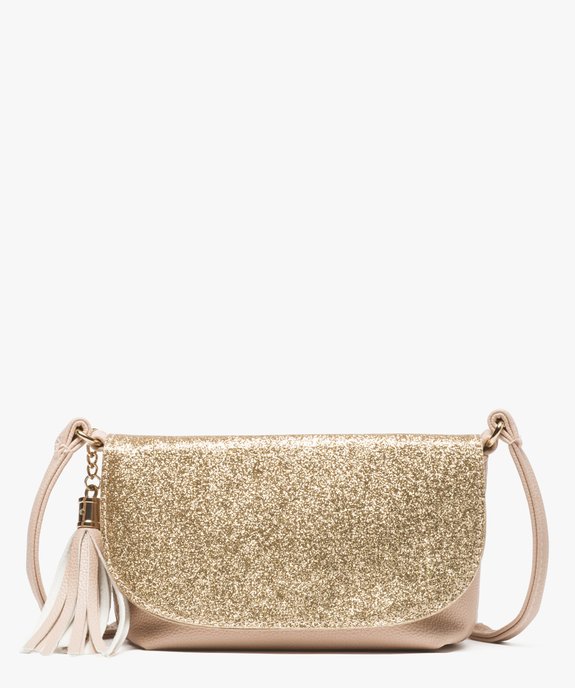 Sac à main pochette avec rabat pailleté vue1 - GEMO (ENFANT) - GEMO