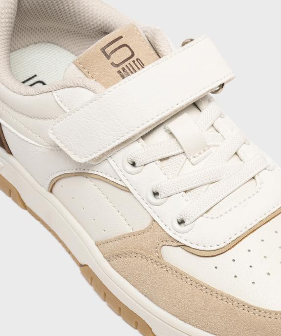 Baskets à lacets élastiques et scratch garçon - 5 Miles vue6 - 5 MILES - GEMO