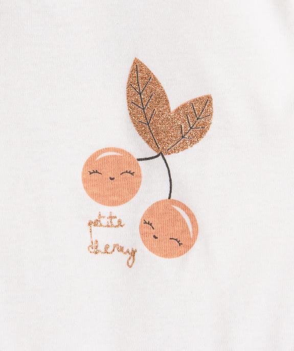 Body à manches longues à motifs cerises bébé fille (lot de 3) vue2 - GEMO 4G BEBE - GEMO