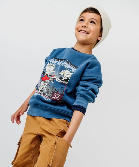 Sweat avec motif sur l’avant garçon vue5 - GEMO (ENFANT) - GEMO