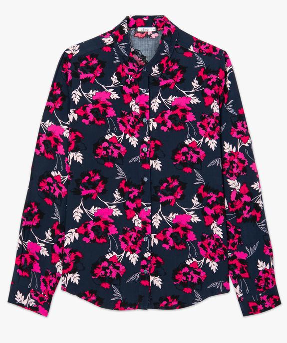 Chemise femme fluide imprimée vue4 - GEMO(FEMME PAP) - GEMO