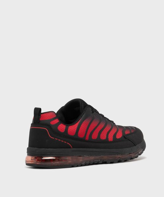 Baskets basses à semelle translucide homme - 5 MILES vue4 - 5 MILES - GEMO