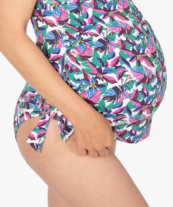 Maillot de bain de grossesse tankini à bonnets paddés vue2 - GEMO 4G MATERN - GEMO