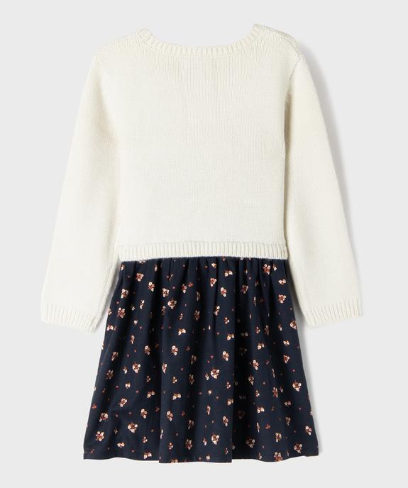 Robe effet 2-en-1 fille - LuluCastagnette - LULUCASTAGNETTE Robe effet 2-en-1 fille - LuluCastagnette vue3 - LULUCASTAGNETTE - GEMO