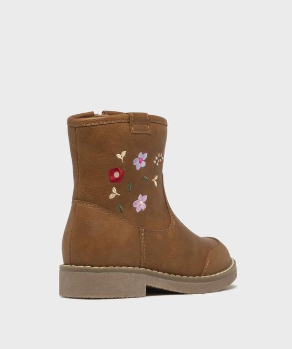 Boots avec motifs fleuris brodés fille - Lovely Wings vue4 - LOVELY WINGS - GEMO