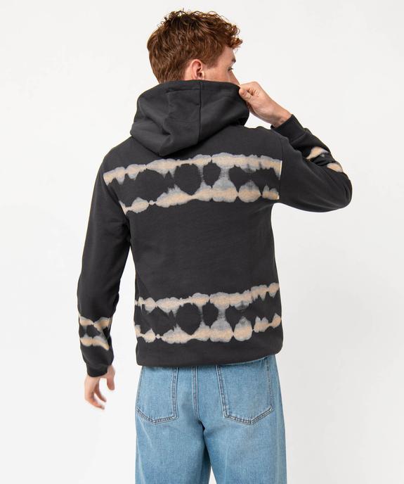 Sweat à capuche effet tie and dye homme vue3 - GEMO (HOMME) - GEMO