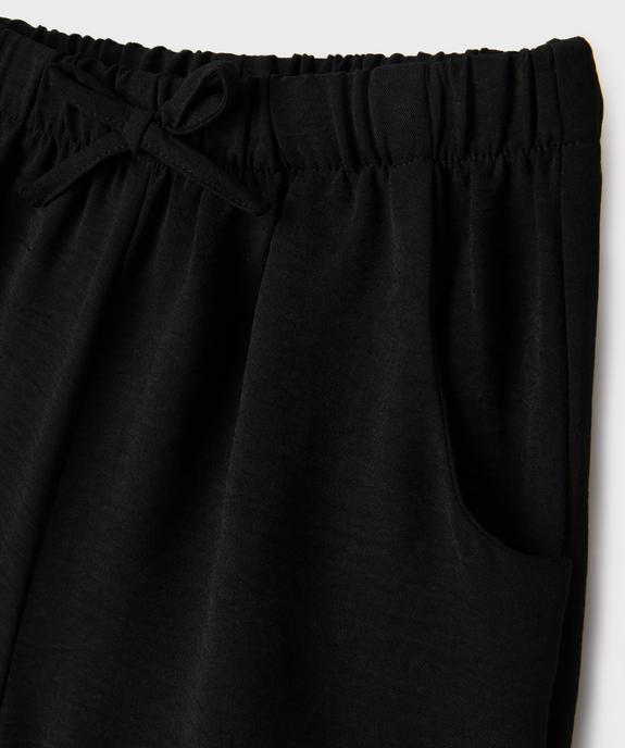 Short ample et fluide à taille élastiquée fille vue2 - GEMO (ENFANT) - GEMO