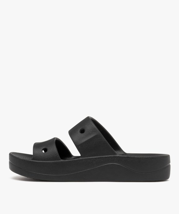 Mules de piscine femme sportswear Baya Platform - Crocs vue3 - CROCS - GEMO