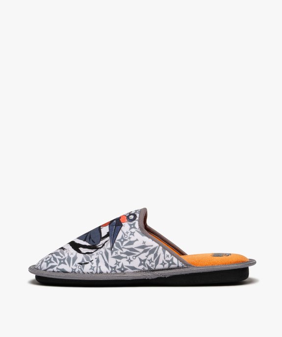 Chaussons garçon mules en velours ras - Naruto  vue3 - NARUTO - GEMO