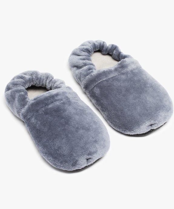 Chaussons bouillotte à chauffer au micro-ondes  vue1 - GEMO - GEMO