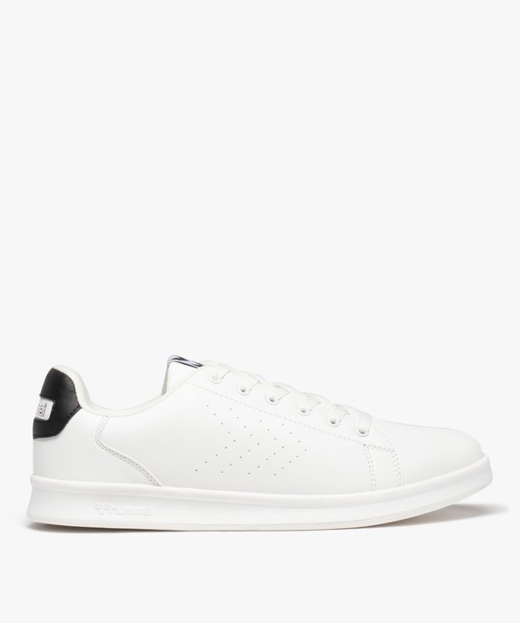 Baskets homme unies style rétro à lacets - Hummel Busan vue2 - HUMMEL - GEMO