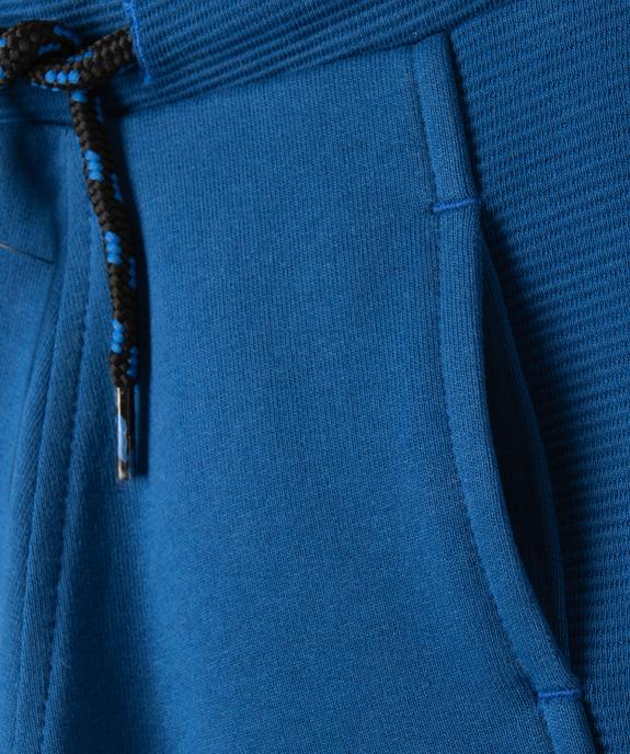 Short bébé garçon en maille à revers et reliefs vue2 - GEMO(BEBE DEBT) - GEMO
