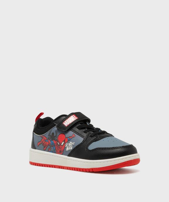 Baskets à scratch avec motif Spiderman garçon - Marvel vue2 - SPIDERMAN - GEMO