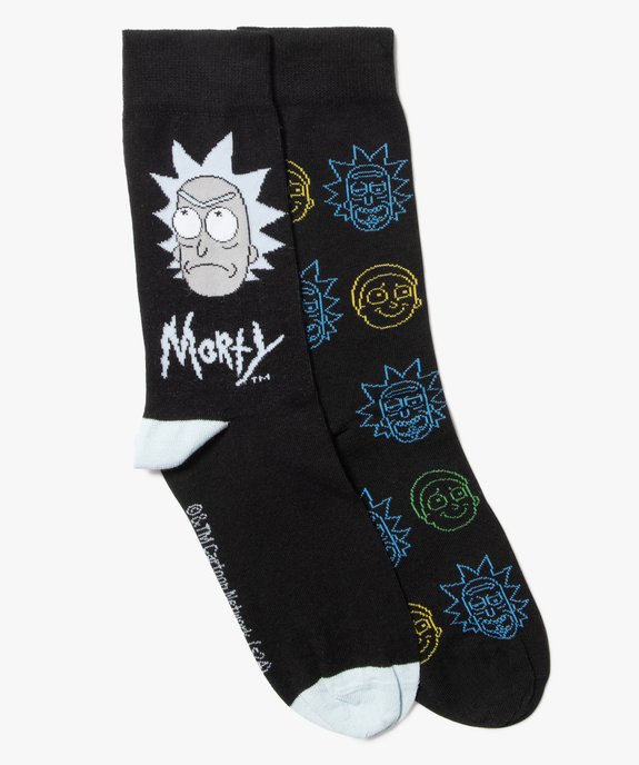 Chaussettes à motifs homme (lot de 2) - Rick and Morty vue1 - RICK ET MORTY - GEMO