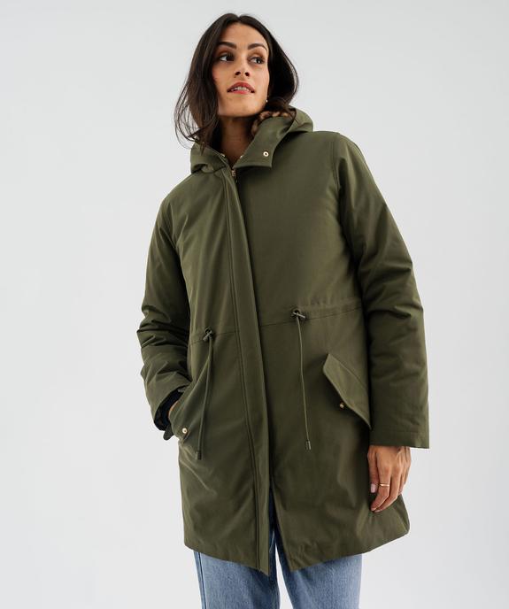 Parka à capuche 3 en 1 avec doublure chaude femme vue4 - GEMO(FEMME PAP) - GEMO