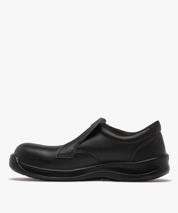 Chaussures de sécurité homme unies à enfiler vue3 - GEMO (EQUIPT) - GEMO