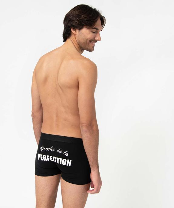 Boxer homme en coton stretch extensible (lot de 2) vue5 - GEMO 4G HOMME - GEMO
