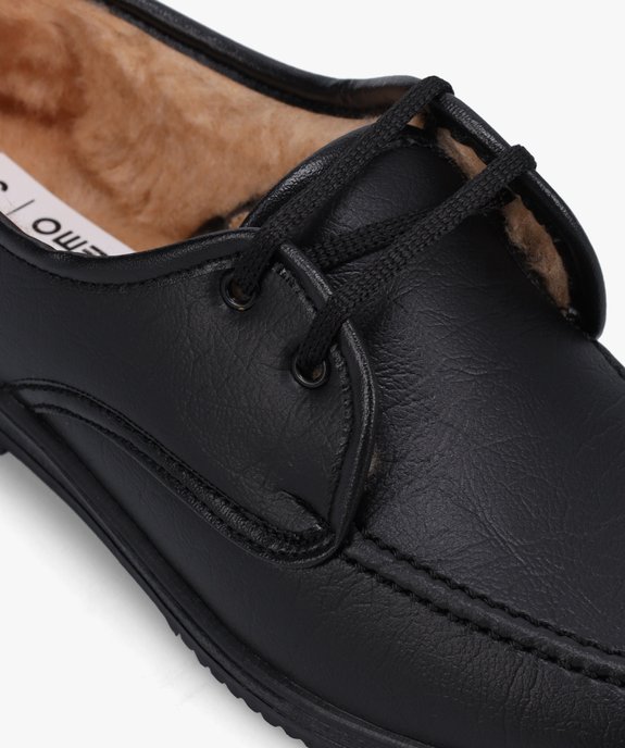 Derbies femme confort unis doublure fourrée vue6 - GEMO (CONFORT) - GEMO