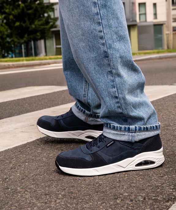 Baskets multi-matières avec semelle à bulle homme - 5 Miles vue1 - 5 MILES - GEMO