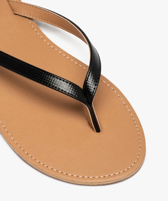 Tongs femme à petit talon plat et lanières fines - Valentina Baldano vue6 - VALENTINA BALDA - GEMO