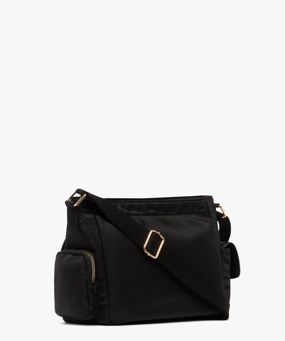 Sac bandoulière en toile multipoches femme vue2 - GEMO (ACCESS) - GEMO