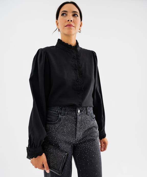 Chemise fluide col montant femme vue4 - GEMO(FEMME PAP) - GEMO