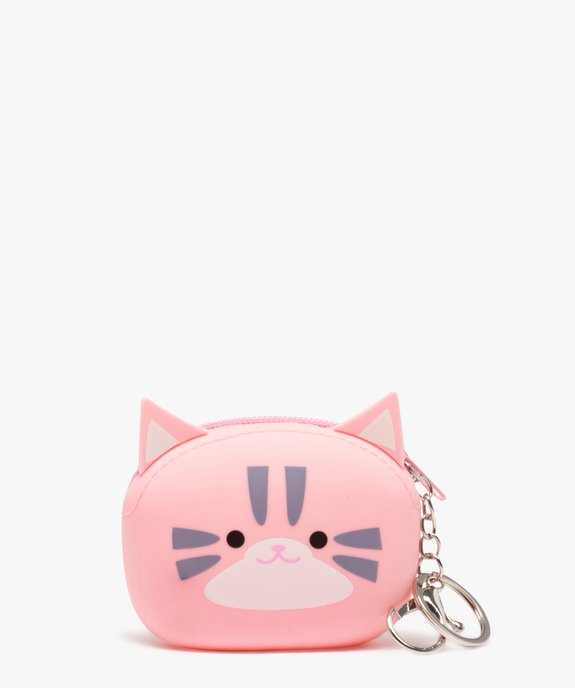  Porte-monnaie 2-en-1 motif chat en silicone souple enfant vue1 - GEMO (ACCESS) - GEMO