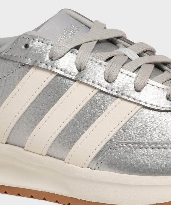 Baskets Run 70s 2.0 en matière métallisée femme - Adidas vue6 - ADIDAS - GEMO