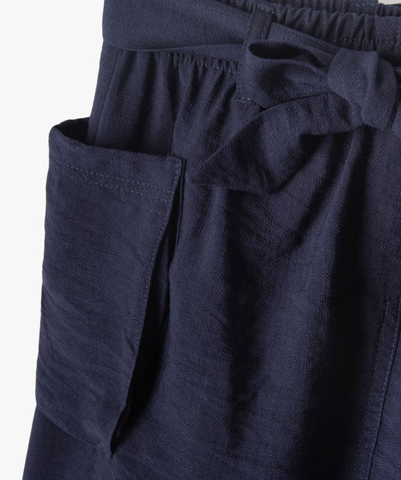 Jupe ample avec poches sur les cotés fille vue3 - GEMO (ENFANT) - GEMO