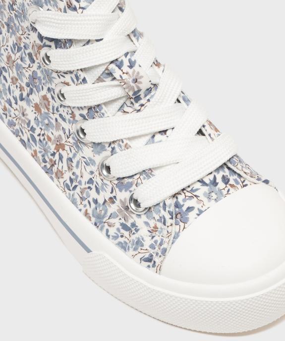 Tennis en toile montante fleurie fille vue6 - LOVELY WINGS - GEMO