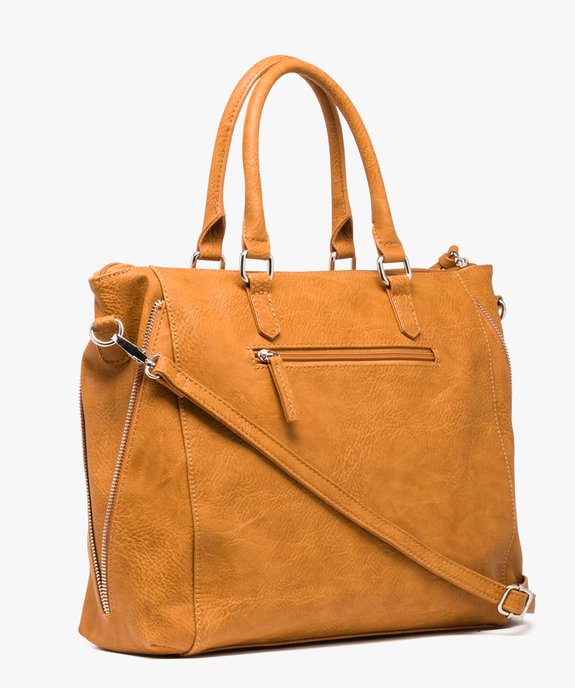 Sac femme multipoche grandes dimensions vue2 - GEMO (ACCESS) - GEMO