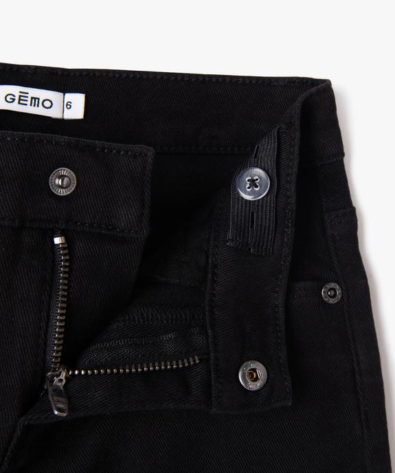 Short en jean coloré en denim stretch fille vue2 - GEMO 4G FILLE - GEMO
