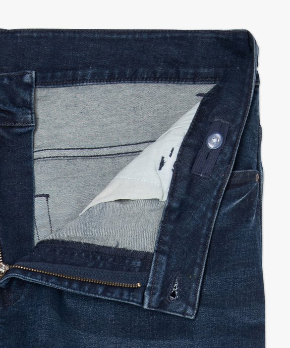 Jean femme grande taille coupe Slim taille normale confort + vue5 - GEMO (G TAILLE) - GEMO