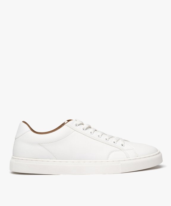Baskets de ville à lacets unies homme vue1 - URBAN STEPS - GEMO
