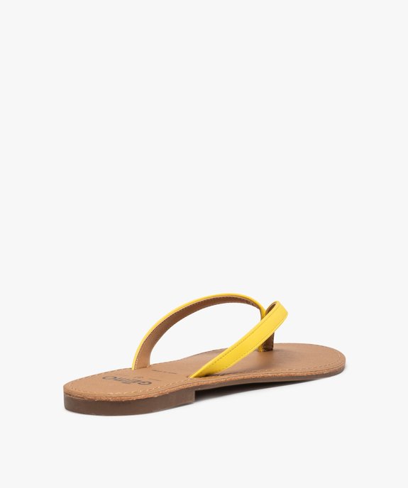 Tongs femme à petit talon plat et lanières fines - Valentina Baldano vue4 - VALENTINA BALDA - GEMO
