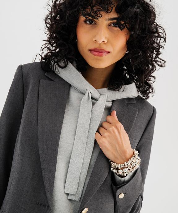 Veste de blazer coupe cintrée femme vue2 - GEMO(FEMME PAP) - GEMO