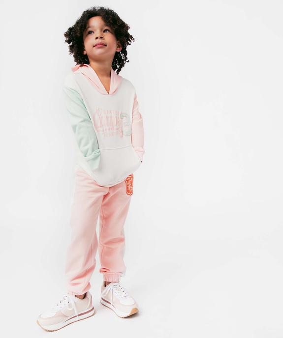 Pantalon de jogging fille avec bandes contrastantes - Camps United vue6 - CAMPS UNITED - GEMO