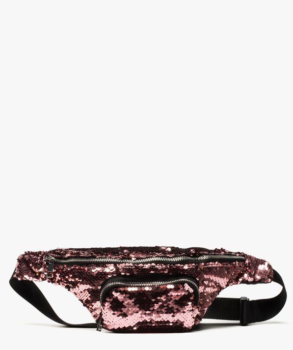 Sac banane femme avec sequins brodés vue2 - GEMO (ACCESS) - GEMO