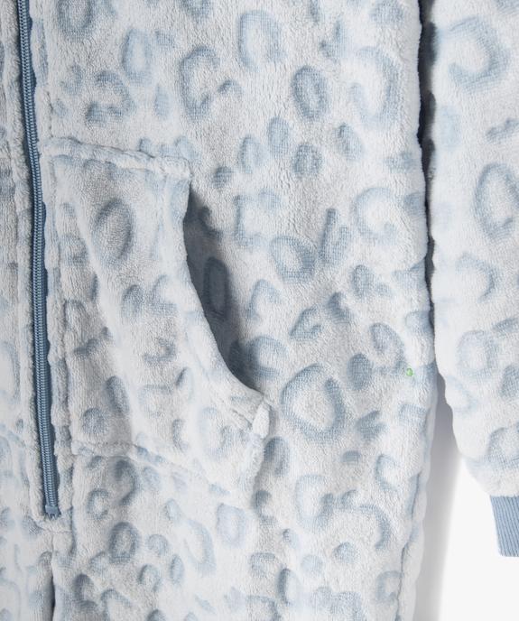 Combinaison pyjama à capuche motif animal fille - GEMO (JUNIOR) Combinaison pyjama à capuche motif animal fille vue3 - GEMO (JUNIOR) - GEMO