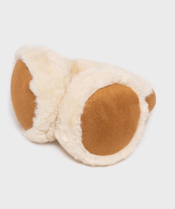 Cache-oreilles en suédine et fourrure imitation fille vue3 - GEMO (ENFANT) - GEMO