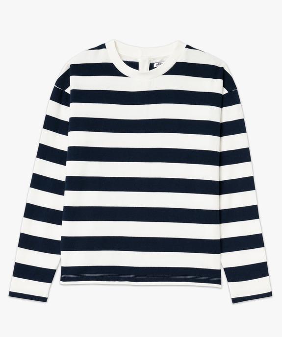 Sweat à rayures femme vue4 - GEMO(FEMME PAP) - GEMO