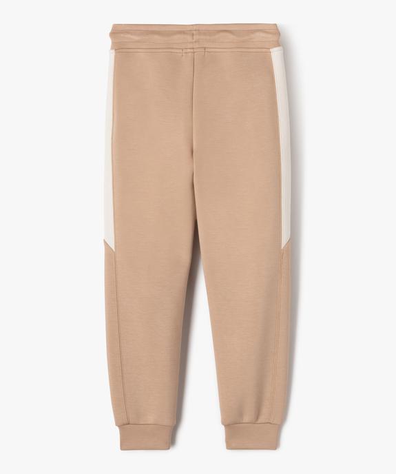 Pantalon de sport en maille souple et extensible garçon vue4 - GEMO (ENFANT) - GEMO