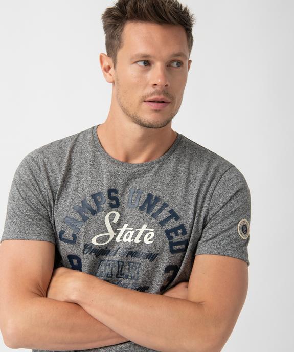 Tee-shirt homme à manches courtes avec motif XL - Camps United vue2 - CAMPS UNITED - GEMO