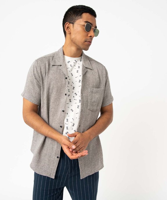 Chemise col tailleur clearance