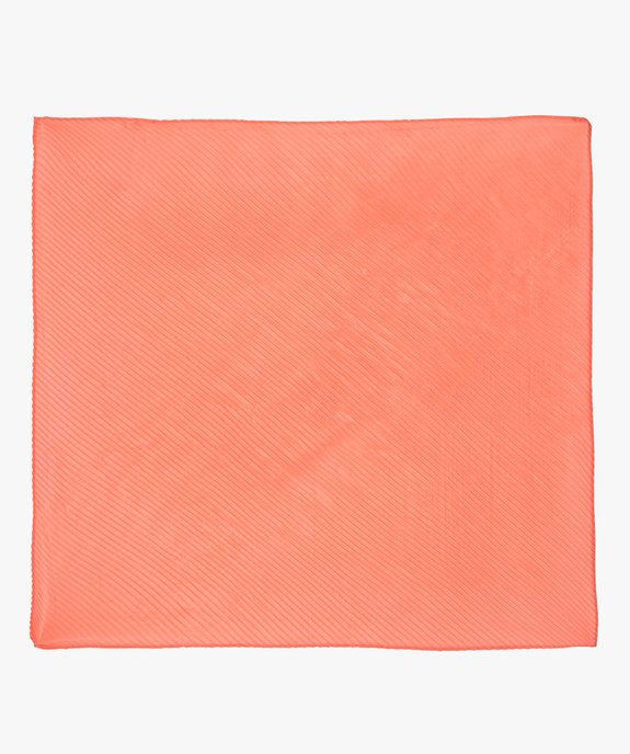 Foulard femme en maille gaufrée  vue2 - GEMO (ACCESS) - GEMO