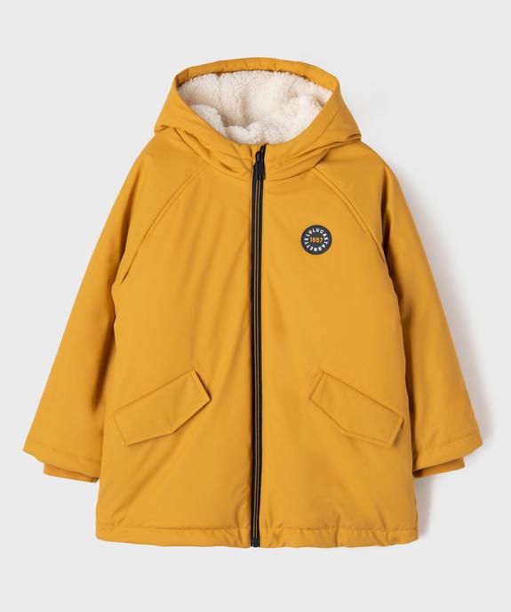 Imperméable à capuche doublée fourrure imitation garçon - LuluCastagnette vue2 - LULUCASTAGNETTE - GEMO