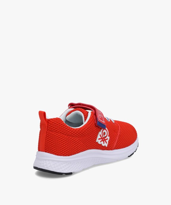 Baskets garçon running dessus maille unie - Benetton vue4 - BENETTON - GEMO