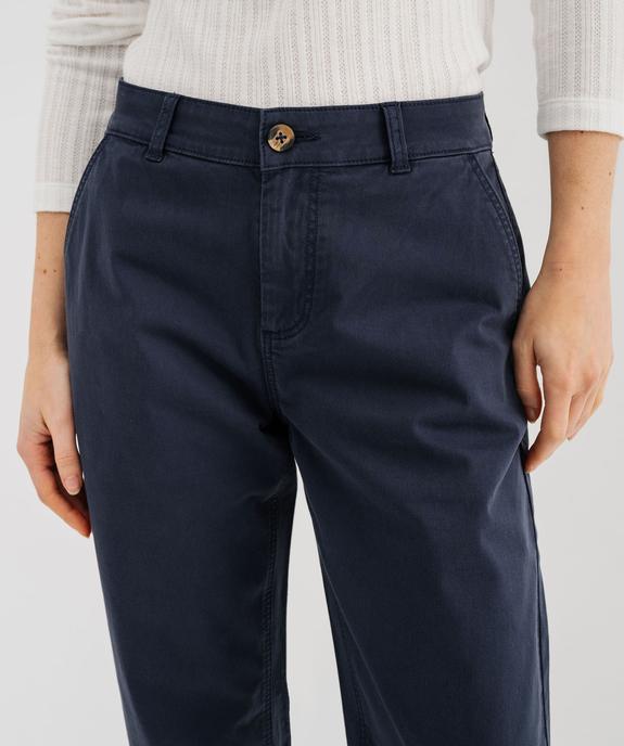 Pantalon chino coupe regular femme vue7 - GEMO(FEMME PAP) - GEMO