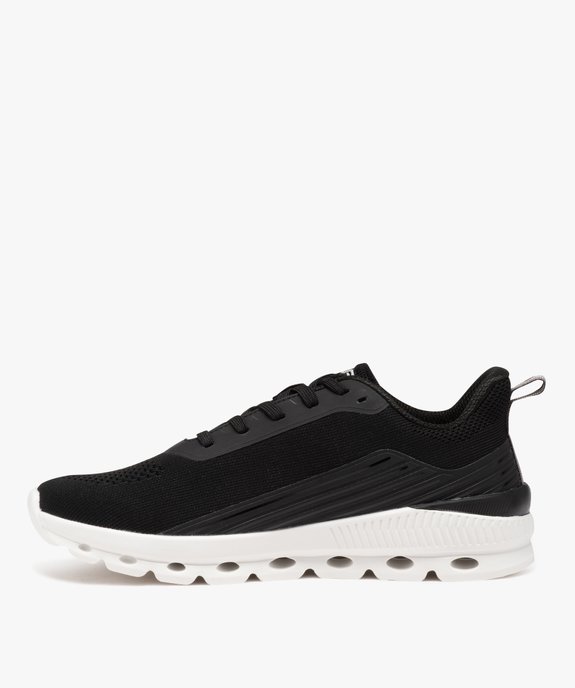 Baskets homme unies en mesh à semelle ajourée - Slazenger vue3 - SLAZENGER - GEMO