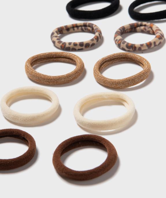 Elastiques doux pour les cheveux (lot de 10) vue2 - GEMO (ACCESS) - GEMO